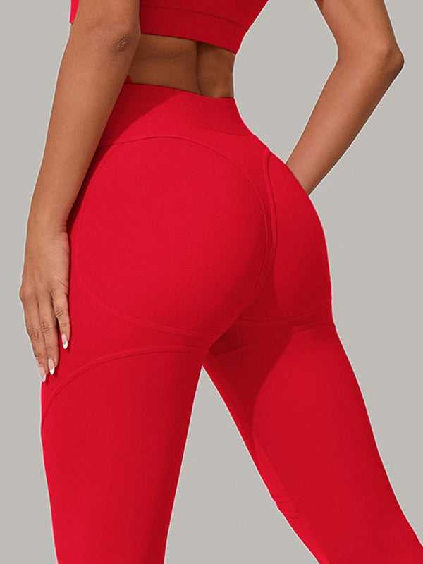 Sexy Push-Up-Leggings mit hohem Bund