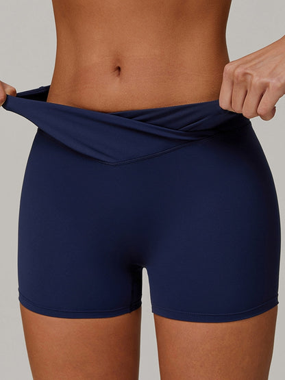 Sexy V-förmige Leggings mit ausgestelltem Bein und Taillenbund