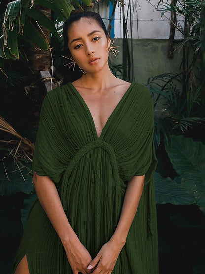 Sexy Backless Without Bikini Set Cover-up Dress