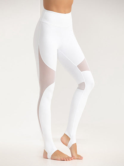 ZASUWA Damen-Lift-Leggings mit hoher Taille, Stretch-Mesh-Nähte