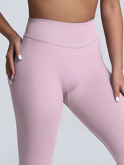 Seamless Quick Dry Scrunch Bum High-waisted Booty Leggings
