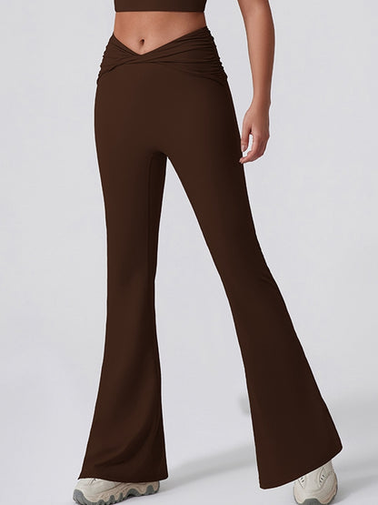 Twist Flare Hip-lift Leggings