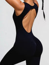 ZASUWA Female Backless Scrunch Bum Jumpsuit