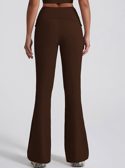 Twist Flare Hip-lift Leggings