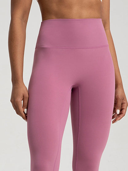 Gefütterte High-Rise Leggings mit elastischem Bund