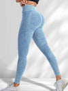 Denim Scrunch Bum Hip-lift Leggings