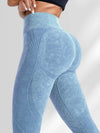 Denim Scrunch Bum Hip-lift Leggings