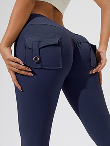 Cargo-Leggings mit Tasche und Scrunch-Po