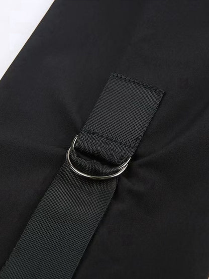 High-Cut Hooded Zip-Front Long-Sleeve Bodysuit