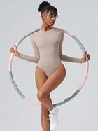 Sculpting Long Sleeve Crew Neck Bodysuit