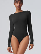 Sculpting Long Sleeve Crew Neck Bodysuit