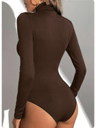 Sleek Turtleneck Long Sleeve Bodysuit