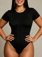 Sculpting Corset Short Sleeve Bodysuit