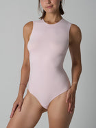 Seamless Crew Neck Sleeveless Bodysuit