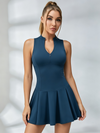 Half-Zip Contour Tennis Dress