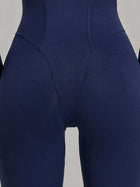 Half Zip Long Sleeve Fitness Jumpsuit