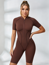 Sexy Zipper Booty Romper
