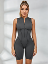 Sexy Backless Zipper Quick-dry Romper