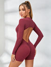 Hollow Out Backless Scrunch Bum Push Up Design Romper