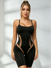 Sheer Mesh Corset Active Romper