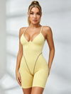 Ribbed Cami-Style Contour Romper