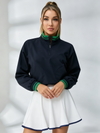 Half-Zip Windbreaker Tennis Set