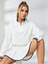 Half-Zip Windbreaker Tennis Set