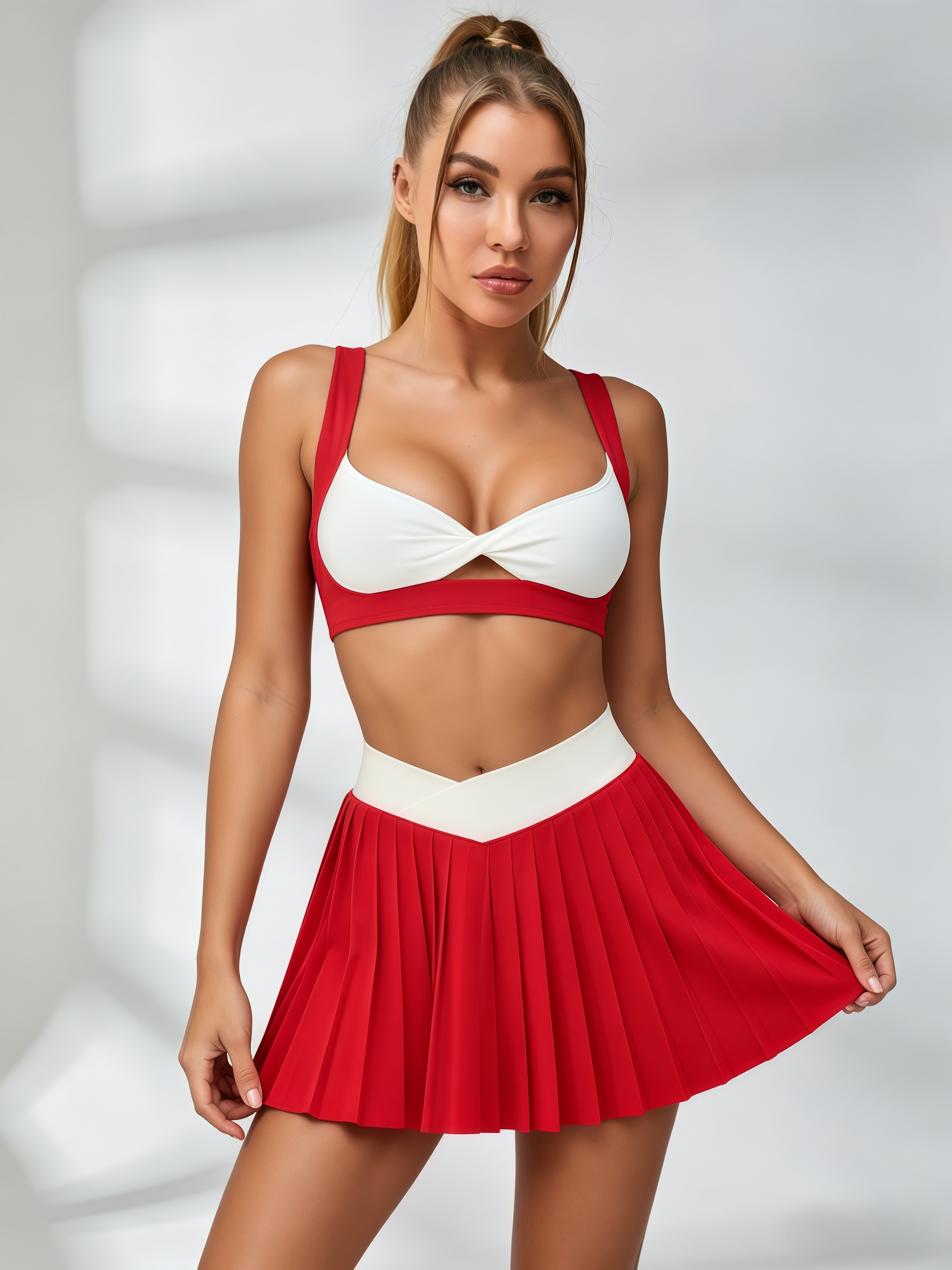 Color-Block Twist Tennis Set
