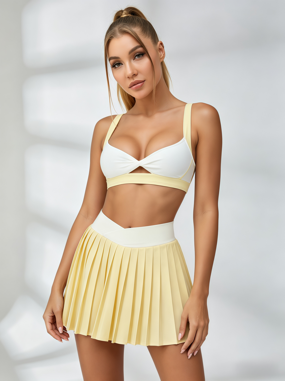 Color-Block Twist Tennis Set