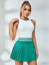 Striped Trim Tennis Set