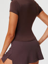 Notch-Neck Fitted Tennis Set
