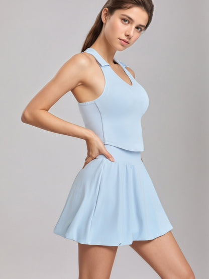 Collared Racerback Tennis Set