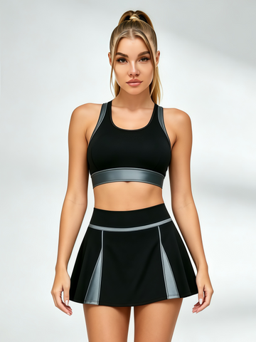 Trim Tennis Skirt Active Set