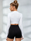 3 Pieces Shrug Halter Short Fitness Set