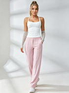 Cross‑Back Corset‑Seam Tank Top & High‑Waisted Wide‑Leg Pants Set