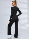 Zip‑Up Layering Flared Leggings 3‑Piece Set