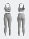 Seam Stitching 2‑Piece Workout Activewear Set