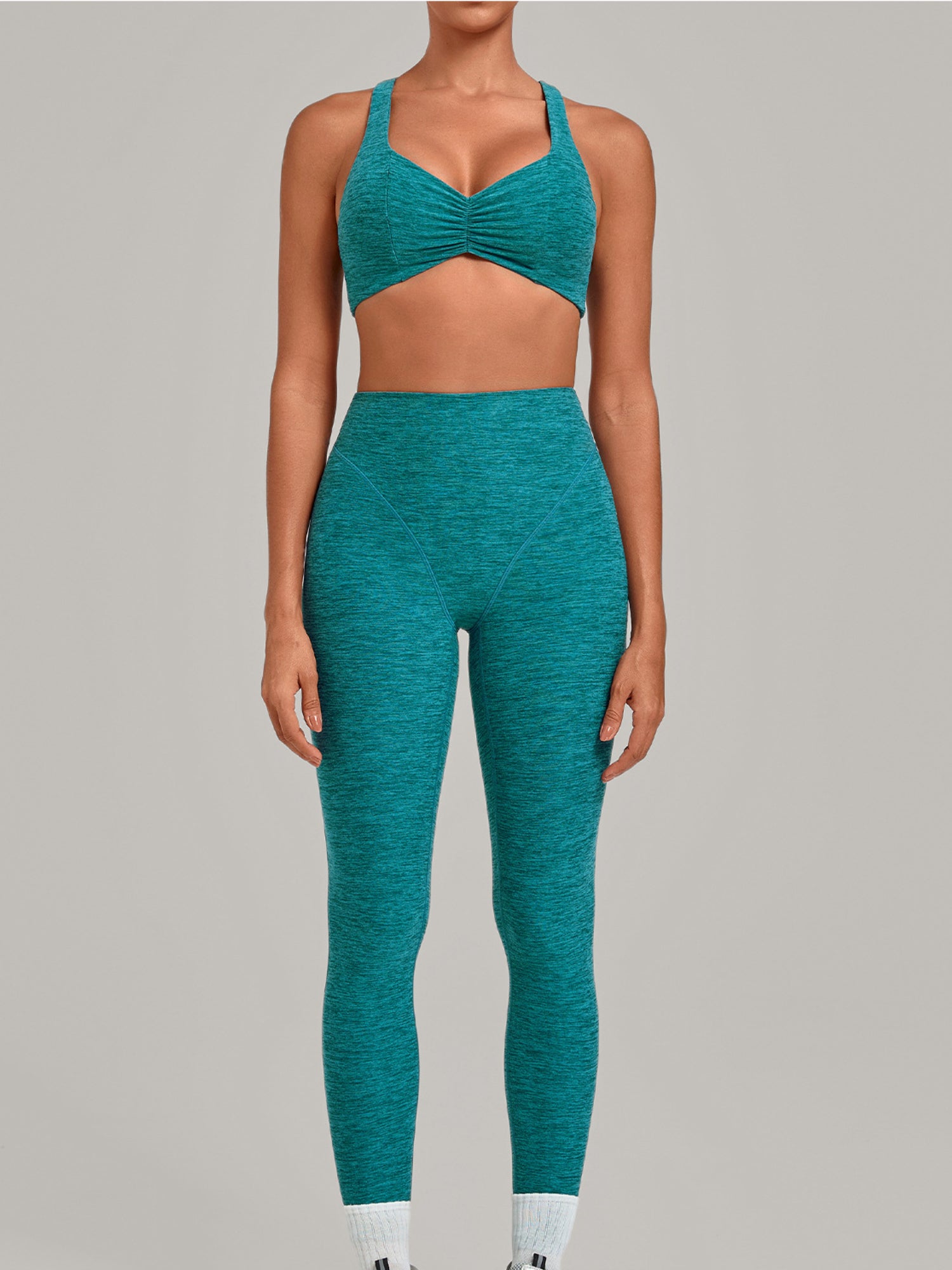 Seamless Tight Workout 2 Piece Activewear Set