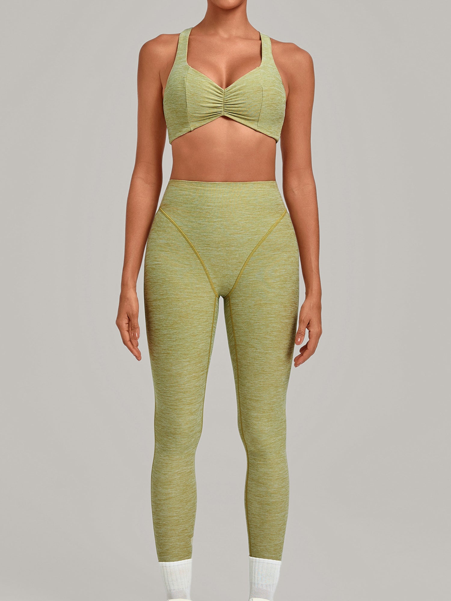 Seamless Tight Workout 2 Piece Activewear Set