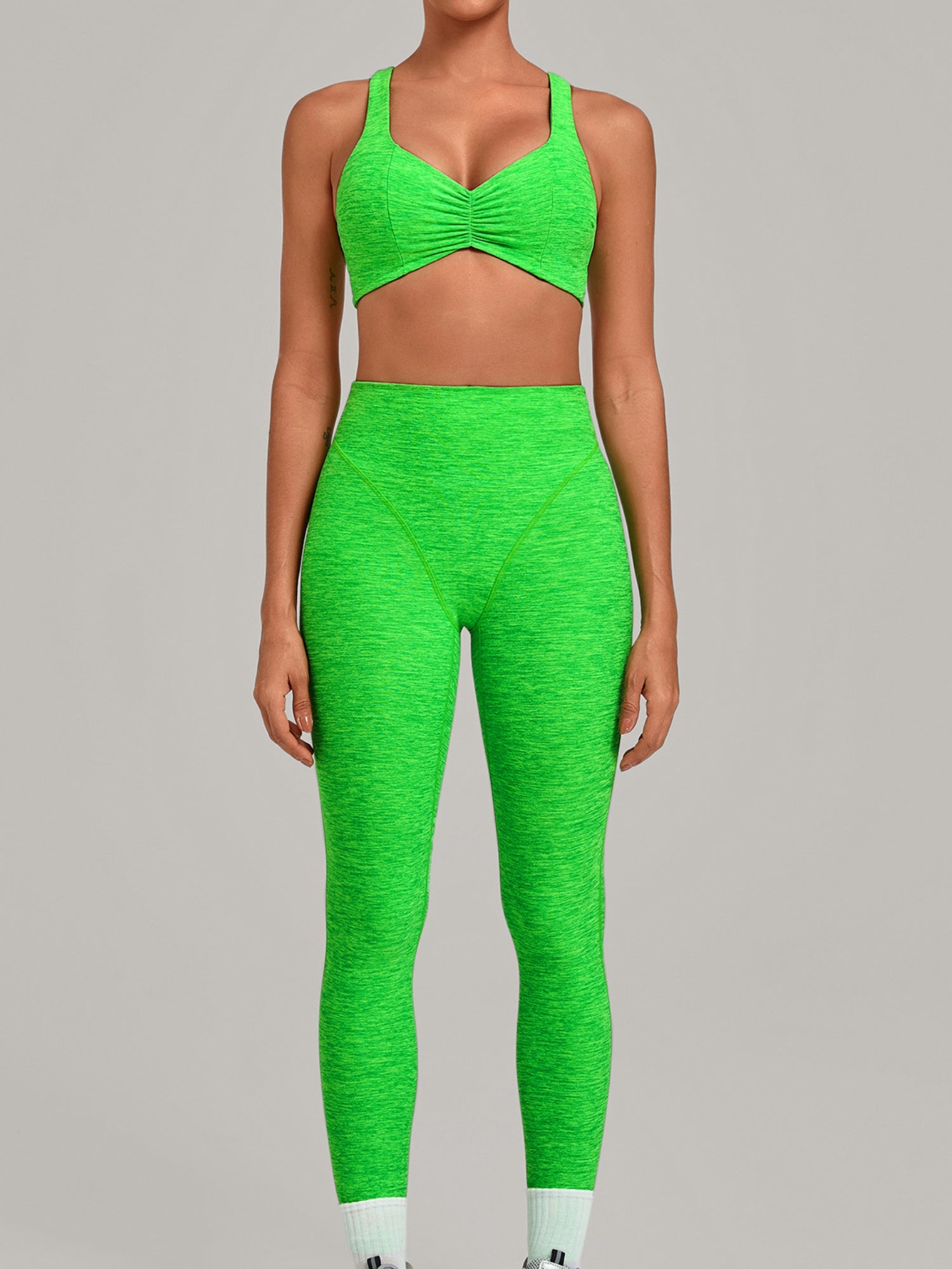 Seamless Tight Workout 2 Piece Activewear Set