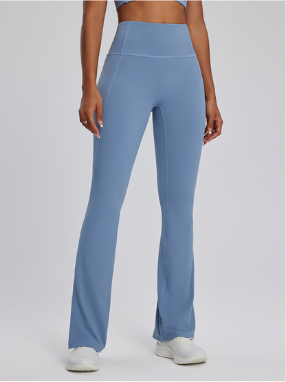 Halter Corset Top & Split Flared Leggings Set