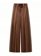 Satin Track Suit Side Stripe 2 Piece Outfit