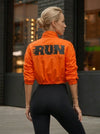 Anti-UV Drawstring Zipper Pocket Quick-dry Cropped Jackets