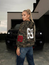 Feamle Pocket Camouflage Hoodie