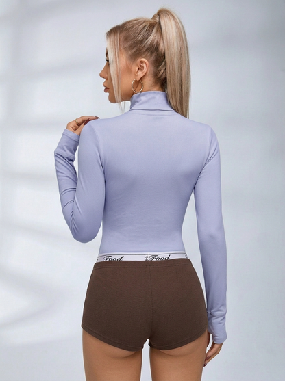 Zipper Stand Collar Jackets