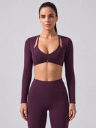Women's Cropped Long Sleeve Shrug