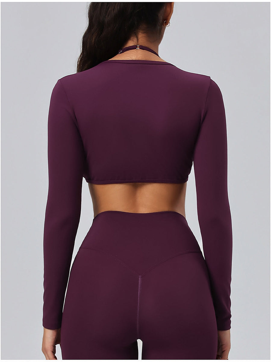 Women's Cropped Long Sleeve Shrug