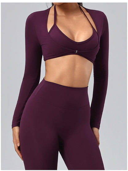 Women's Cropped Long Sleeve Shrug