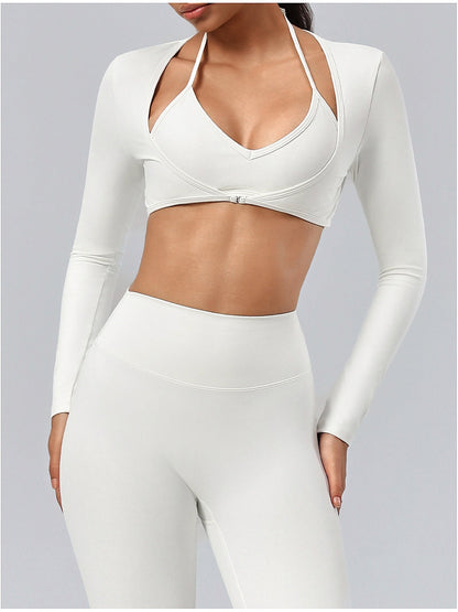 Women's Cropped Long Sleeve Shrug