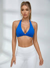 Deep V Collar Backless Sports Bras